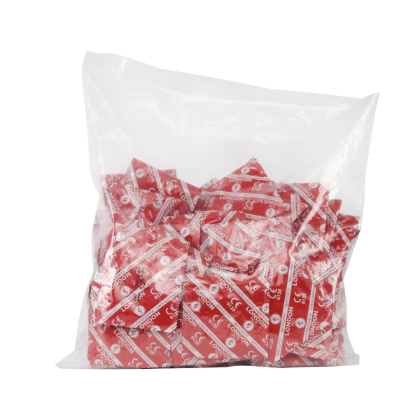 LONDON Rot (Erdbeere) Kondome